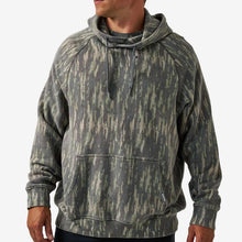 Load image into Gallery viewer, Burlebo Vintaged Washed Fleece Hoodie in Midland Camo