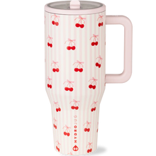 Load image into Gallery viewer, HydroJug Traveler 40oz Tumbler in Sweet Cherry