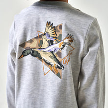 Load image into Gallery viewer, Burlebo Youth Pintail Triangle Duck LS Tee