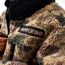 Load image into Gallery viewer, Burlebo Youth Sherpa Full Zip Jacket in Rocky Mountain Camo