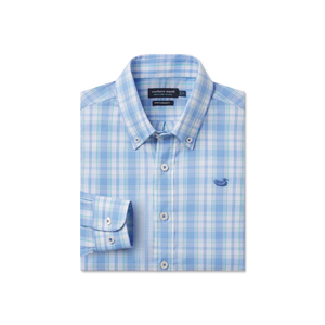 Southern Marsh Youth Benton Performance Plaid Dress Shirt