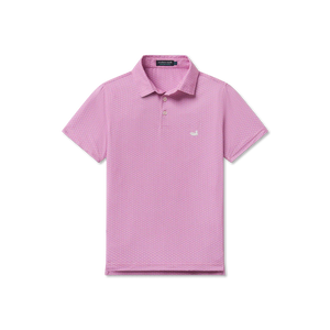 Southern Marsh Youth Flyline Performance Polo Rhubarb Fan Shell