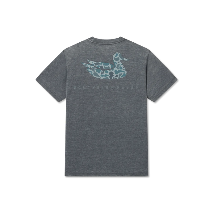 Southern Marsh Youth Retro Duck Seawash SS Tee Midnight Gray