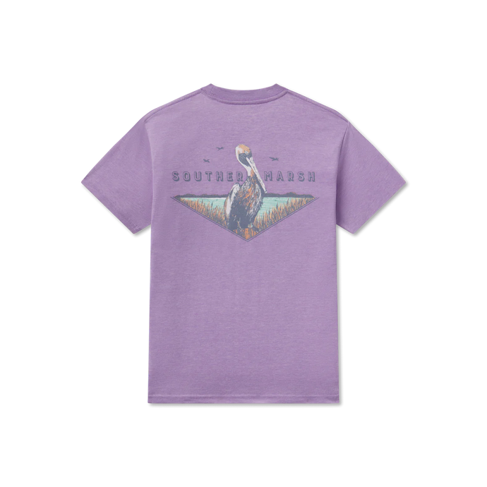 Southern Marsh Youth Posted Pelican Seawash SS Tee