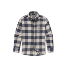 Load image into Gallery viewer, Southern Marsh Youth Fayetteville Gingham Flannel Button Down