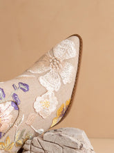 Load image into Gallery viewer, The Wanda Taupe Floral Applique Western Boot