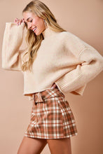 Load image into Gallery viewer, Never Letting You Go Ribbed Collar Knit Sweater Top