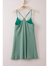 Load image into Gallery viewer, Should've Anyways Textured Knit Tennis Dress in Kelly Green