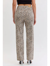 Load image into Gallery viewer, The World Is Spinning Leopard Jeans