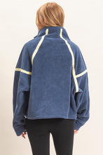Load image into Gallery viewer, I'm All You Need 1/2 Zip Fleece Pullover in Navy