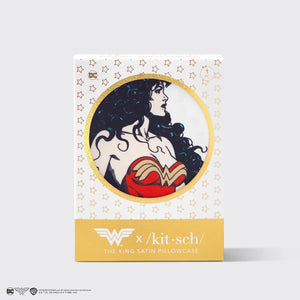 Wonder Woman x Kitsch King Satin Pillowcase Believe in Wonder