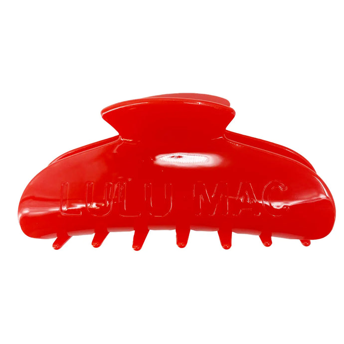Lulu Mac Hair Clips in Red