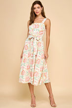 Load image into Gallery viewer, Darling Moment Floral Button Down Midi Dress