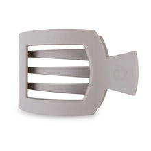 Load image into Gallery viewer, Teleties Medium Flat Square Clip Silver Flames