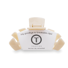 Load image into Gallery viewer, Teleties Classic Large Hair Clip in Almond Beige