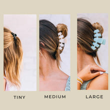 Load image into Gallery viewer, Teleties Classic Large Hair Clip in Coconut White