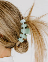 Load image into Gallery viewer, Teleties Classic Medium Hair Clip in Coconut White