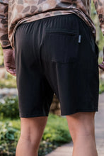 Load image into Gallery viewer, Burlebo Heather Black Athletic Shorts Throwback Camo Liner