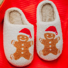 Load image into Gallery viewer, Gingerbread Man Slippers