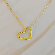 Load image into Gallery viewer, Heart and Chain Necklace