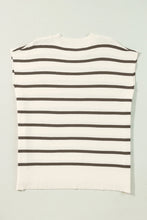 Load image into Gallery viewer, Let The Good In Striped Sweater Top