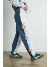 Load image into Gallery viewer, Don&#39;t Let Me Down Color Sweatpants with Star Detail in Grey/Navy