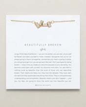 Load image into Gallery viewer, Bryan Anthonys Beautifully Broken Dainty Necklace Gold