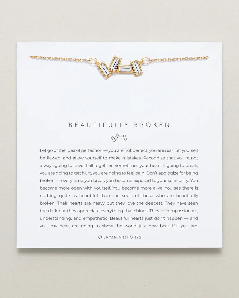 Bryan Anthonys Beautifully Broken Dainty Necklace Gold