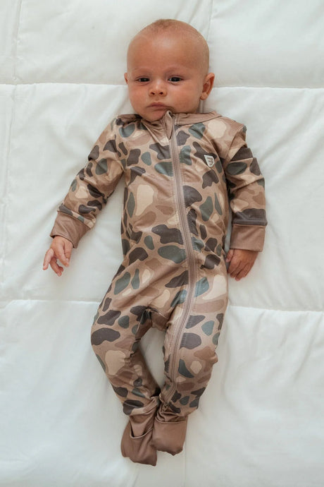 Burlebo Pintail Camo Baby Zip Up