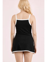 Load image into Gallery viewer, No Time For Change Activewear Slit Mini Dress in Black