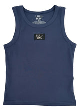 Load image into Gallery viewer, Lulu Mac DD Solid Navy Tank Top