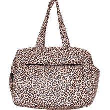 Load image into Gallery viewer, Brown Leopard Overnight Bag
