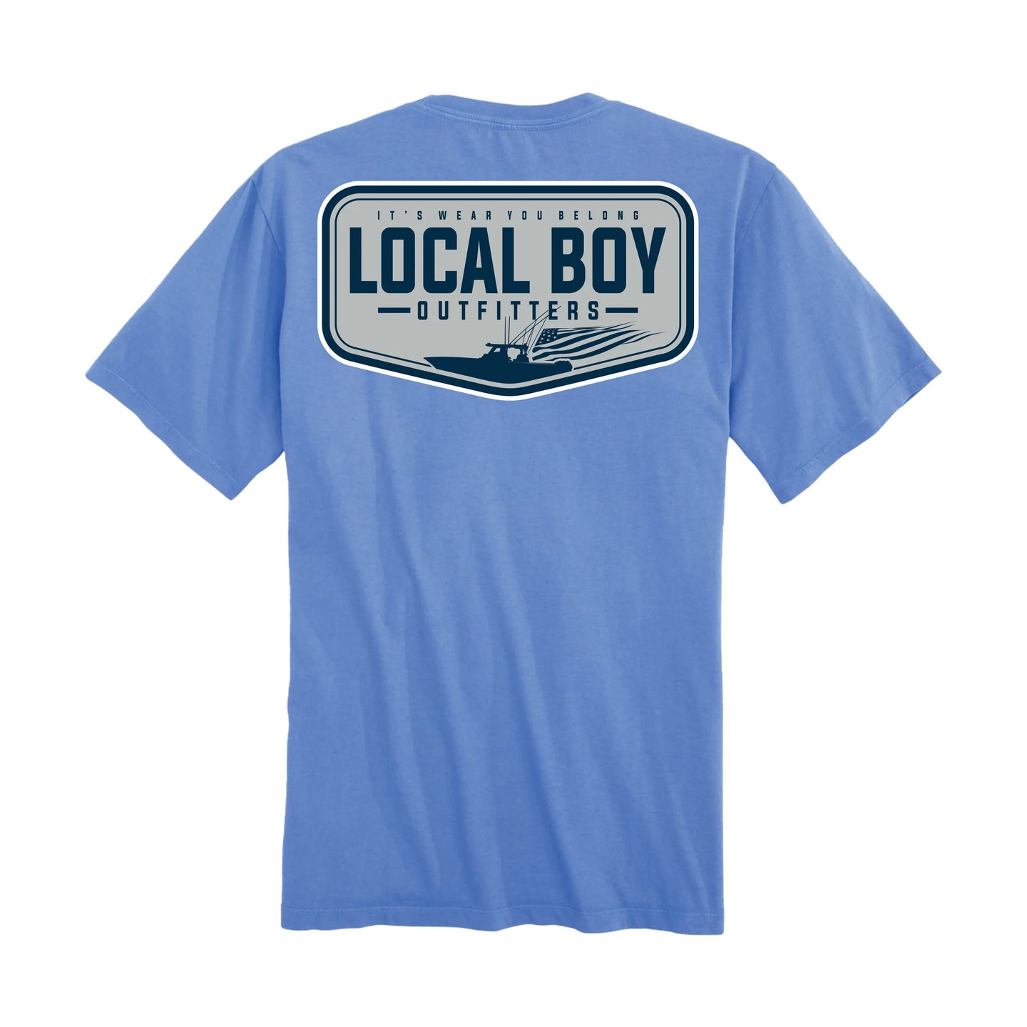 Local Boy Boat Badge SS Tee