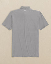 Load image into Gallery viewer, Southern Tide Brrreeze Meadowbrook Stripe Polo in Caviar Black