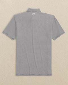 Southern Tide Brrreeze Meadowbrook Stripe Polo in Caviar Black