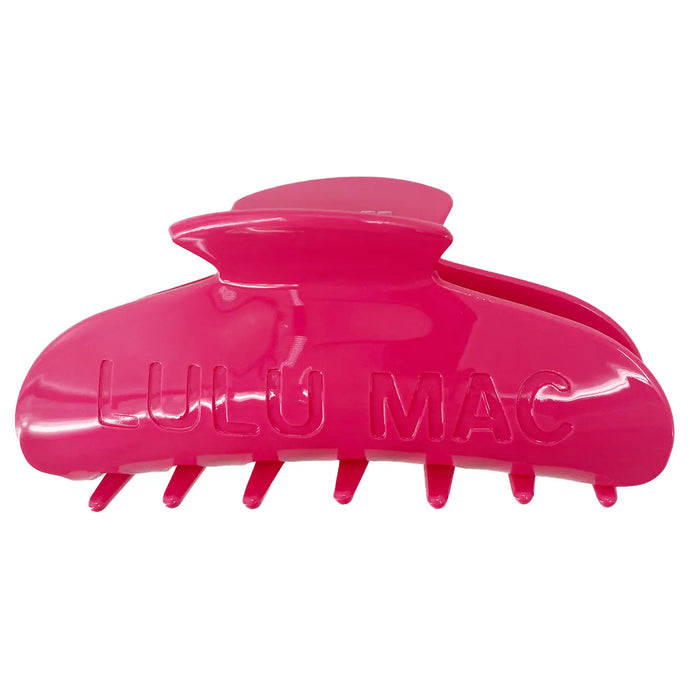 Lulu Mac Hair Clips in Hot Pink