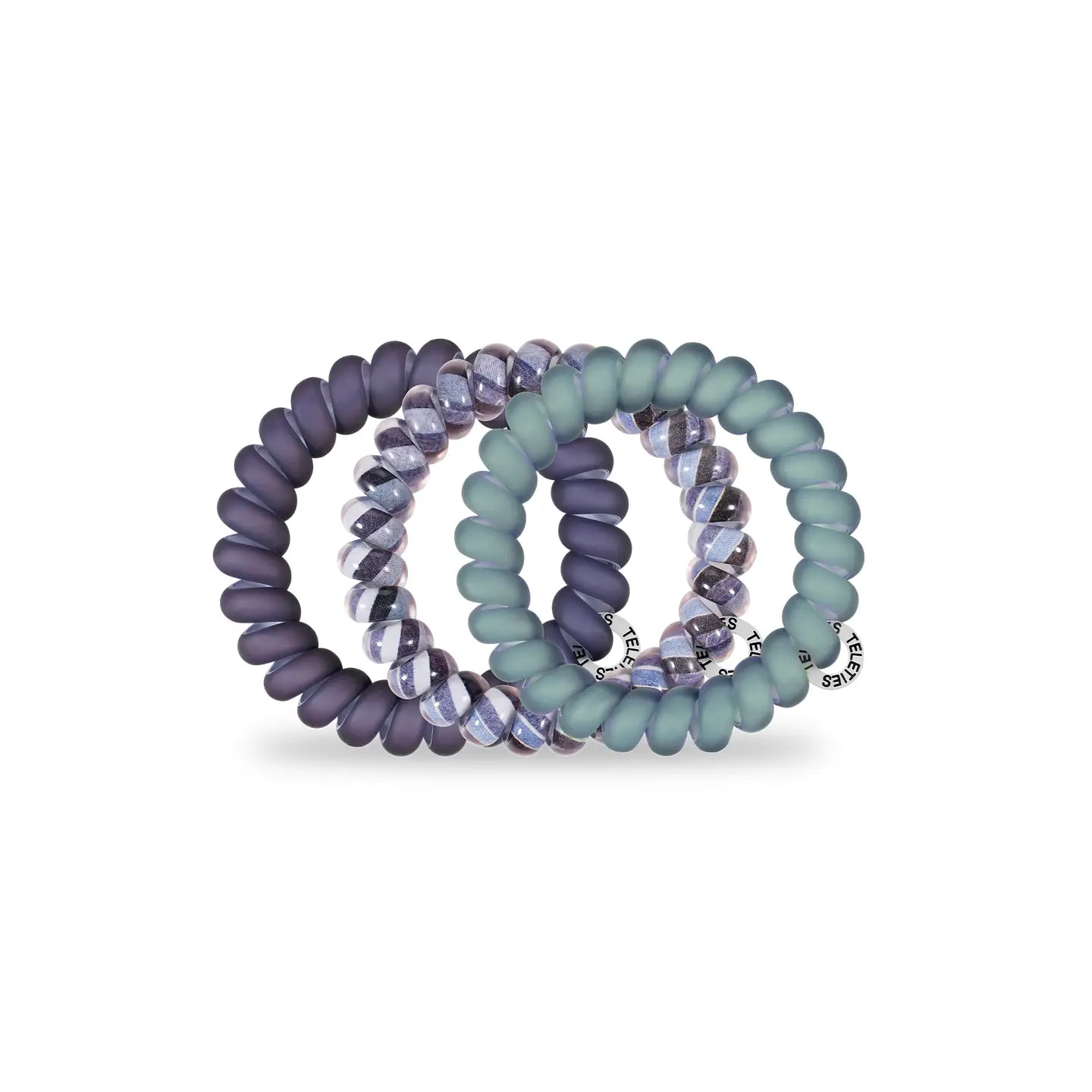 Teleties Large Hair Ties in Midnight Rain