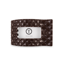 Load image into Gallery viewer, Teleties Large Flat Rectangle Clip Truly Taupe Quilted