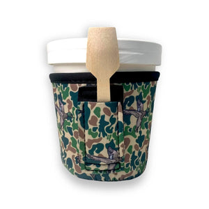 Green Duck Camo Pint Size Ice Cream Handler