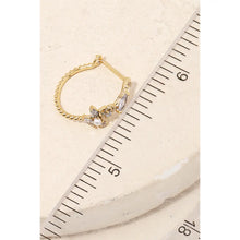 Load image into Gallery viewer, Rhinestone Mini Huggie Earrings