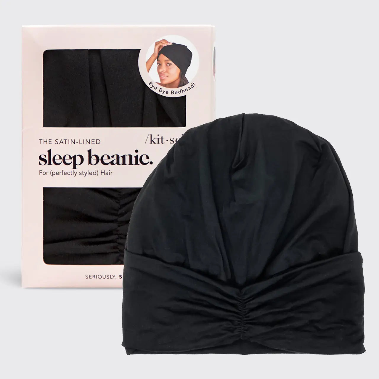 Kitsch Sleep Beanie with Satin Lining