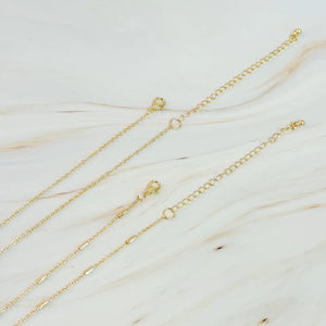 Lovely Days Gold Chain Cross Necklace Set