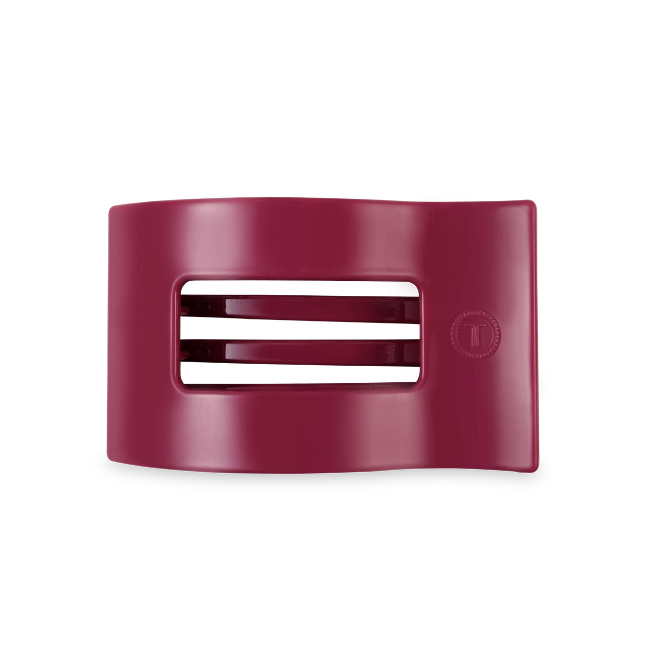 Teleties Small Flat Rectangle Clip in Wild Side