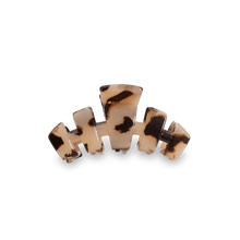 Load image into Gallery viewer, Teleties Classic Tiny Hair Clip in Blonde Tortoise