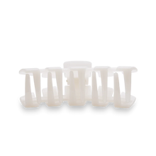 Load image into Gallery viewer, Teleties Classic Large Hair Clip in Coconut White