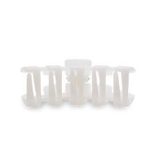 Load image into Gallery viewer, Teleties Classic Medium Hair Clip in Coconut White