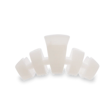 Load image into Gallery viewer, Teleties Classic Medium Hair Clip in Coconut White