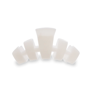 Teleties Classic Medium Hair Clip in Coconut White
