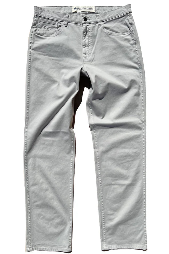 Coastal Cotton Stone Performance Five Pocket Pants