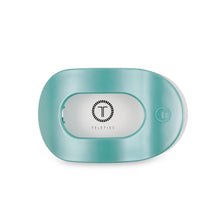 Load image into Gallery viewer, Teleties Medium Flat Round Clip Totally Turquoise